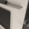 Painel Oslo Frisado para Tv até 75 Polegadas Off White - Lukaliam Móveis - 3
