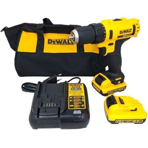 Furadeira Parafusadeira 3/8" 2 Baterias 12V e Carregador DCD710D2 Dewalt