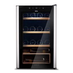 Adega Climatizada 24 Garrafas Eos Premium com Porta de Vidro e Inox com Compressor Eac24im 110v - 1