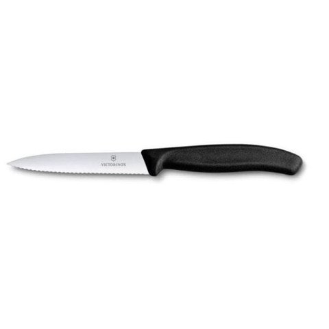 Faca multiuso 21cm Lâmina Serrilhada 10cm SwissClassic Cabo Fibrox Victorinox 6.7733