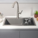 Ver imagem 7 de Cuba Para Cozinha Gourmet De Quartzo Com Escorredor Aruak Pingoo.casa - Cinza