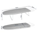 Ver imagem 5 de Tábua Mesa De Passar Roupa Dobrável Tecido Metálico Branca