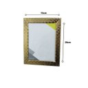 Ver imagem 3 de Porta-Retrato Dourado em Aço Inox 20x15cm - By Fineza