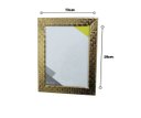 Ver imagem 3 de Porta-Retrato Dourado em Aço Inox 20x15cm - By Fineza