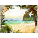 Ver imagem 2 de Papel De Parede Paisagem Digital Mapa Foto Mar Dah51