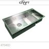 Cuba Dupla De Aço Inox 304 Craft Inox Quadrato 725X400X200Mm - 1