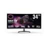 Monitor Gamer Cooler Master Gm34-Cw Tela Curva 34" Uwqhd 3440x1440 144Hz 1Ms (Mprt) - Cmi-Gm34-Cw-Br - 1