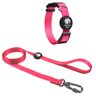 Kit Coleira para Pet M Neon Rosa - Fábrica Pet - 1