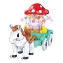 Ver imagem 2 de Brinquedo Carrossel Carruagem Bate e Volta Musical Com Som e Luzes