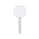 Ver imagem 1 de Lupa de Aumento Decorativa com Cabo em Poliresina Branco 18cm 21053 Mart