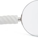 Ver imagem 2 de Lupa de Aumento Decorativa com Cabo em Poliresina Branco 18cm 21053 Mart