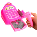 Ver imagem 3 de Mini Caixa Registradora Infantil Moedas e Cartão Colorida