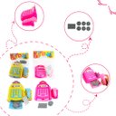 Ver imagem 1 de Mini Caixa Registradora Infantil Moedas e Cartão Colorida