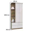 Ver imagem 4 de Quarto Infantil 3 Pecas Berco Grade Fixa Labirinto Rustico Branco Henn