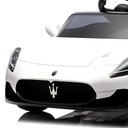 Ver imagem 3 de Carro Elétrico Infantil 12v Maserati Mc20 Branco com Controle Remoto Luz de Led e Sons de Motor