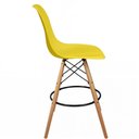 Ver imagem 3 de Banqueta Eames Eiffel de Madeira Assento Amarelo Amarelo
