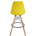 Ver imagem 4 de Banqueta Eames Eiffel de Madeira Assento Amarelo Amarelo