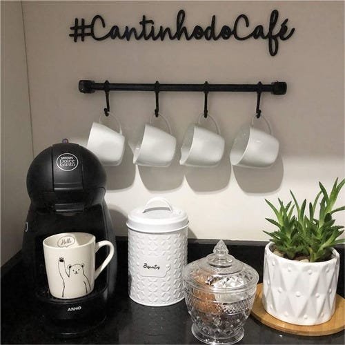 Placa Cantinho Do Café Em Mdf 48cm Corte Fino - 1