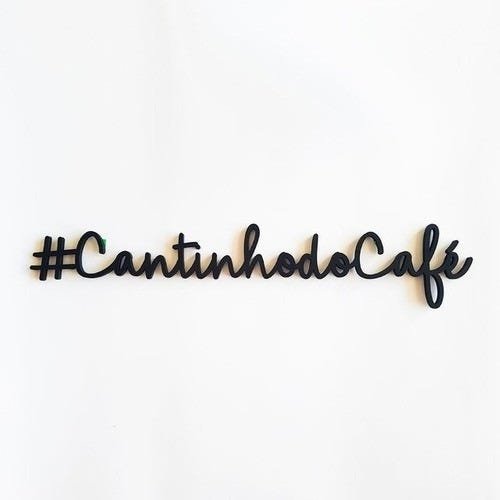 Placa Cantinho Do Café Em Mdf 48cm Corte Fino - 3