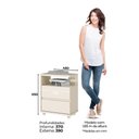 Ver imagem 4 de Mesa De Cabeceira Lacy 02 Gavetas Henn Off White