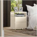 Ver imagem 2 de Mesa De Cabeceira Lacy 02 Gavetas Henn Off White