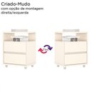 Ver imagem 3 de Mesa De Cabeceira Lacy 02 Gavetas Henn Off White