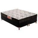 Ver imagem 1 de Cama Box Queen: Colchão Espuma D33 Paropas Pasquale + Base CRC Suede Black(158x198)
