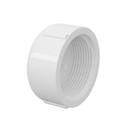 Cap Tampão PVC Roscável de 3 Polegada - 1 Cap Tampão PVC Roscável de 3 Polegada - 1