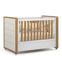 Ver imagem 2 de Quarto de Bebê Tutto com Guarda-Roupas 2 Portas Correr , Cômoda e Berço Minicama Capitonê 100% MDF m
