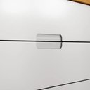 Ver imagem 6 de Quarto de Bebê Tutto com Guarda-Roupas 2 Portas Correr , Cômoda e Berço Minicama Capitonê 100% MDF m
