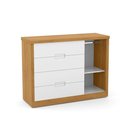 Ver imagem 5 de Quarto de Bebê Tutto com Guarda-Roupas 2 Portas Correr , Cômoda e Berço Minicama Capitonê 100% MDF m