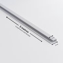 Ver imagem 2 de Perfil de acabamento U para forro de PVC Belplast - Caixa com 12 metros - barras de 3m