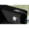 Sofá 5 Lugares Smart 3,02 Metros Preto Retrátil, Reclinável Tecnologia Carregamento 3 portas USB - 2