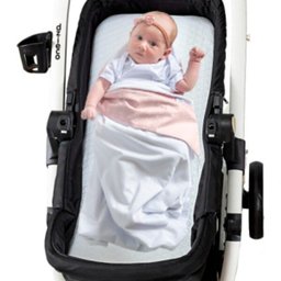 Cueiro em Malha Dupla Penteada Estrelinhas, 100% Algodão - Batistela Baby - 2
