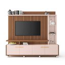 Ver imagem 3 de Estante Home Hb Móveis Titan 2.0 para Tv de até 60 Polegadas com Prateleira e Nicho