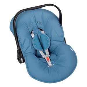 Capa para Bebê Conforto com Protetor de Cinto - Petróleo - Batistela Baby