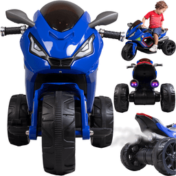 Moto Eletrica Infantil Biemme Sport Racing Led Fumaça 6v Boy - 2