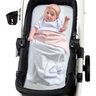 Cueiro em Malha Dupla Penteada Chevron Cinza, 100% Algodão - Batistela Baby - 2