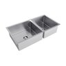 Cuba Para Cozinha Debacco Quadratino Dupla Inox 85X45 20.03.80600 - 1