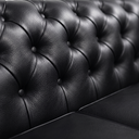 Ver imagem 5 de Sofá 3 Lugares 220cm Couro Legítico Classic Preto