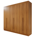 Ver imagem 1 de Guarda Roupa Casal Uberaba 6 Portas 4 Gavetas 100% Mdf Valverde Moveis Cinamomo