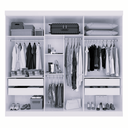 Ver imagem 4 de Guarda Roupa Casal Uberaba 6 Portas 4 Gavetas 100% Mdf Valverde Moveis Cinamomo