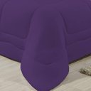 Ver imagem 3 de Edredom Dupla Face 100% Algodão Malha Casal Gran Moratta 01 Peça - Roxo- Lilas
