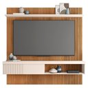 Ver imagem 3 de Painel Suspenso Jade 1.8 Freijó/off White para Tv até 65” - Caemmun