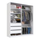 Ver imagem 5 de Guarda Roupa 200cm 2 Portas Espelhadas 100% Mdf