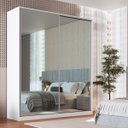 Ver imagem 1 de Guarda Roupa 200cm 2 Portas Espelhadas 100% Mdf