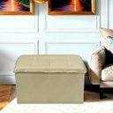 Ver imagem 2 de Puff Confortável Reforçado Moderno Atlas Suede