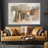Quadro Decorativo Moderno Abstrato Pinceladas Artística - 1