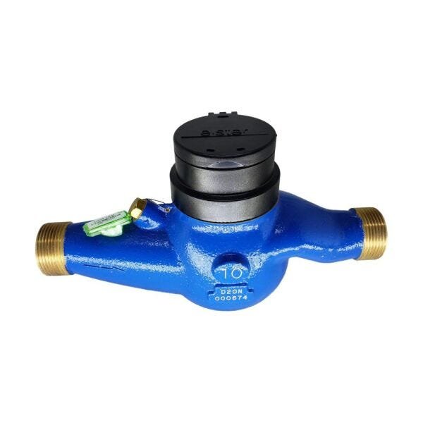 Hidrômetro Medidor de Água Multijato 1" 10M³/H Pré-Equipado - 2