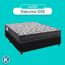 Ver imagem 4 de Cama Box Preto Casal + Colchão D33 Iso100 Ortobom